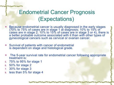 stage 4 endometrial cancer prognosis